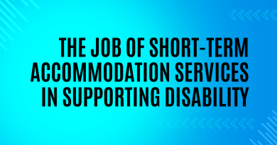 The Job of Short-Term Accommodation Services in Supporting Disability