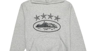 Corteiz 4Starz Alcatraz Hoodie Grey