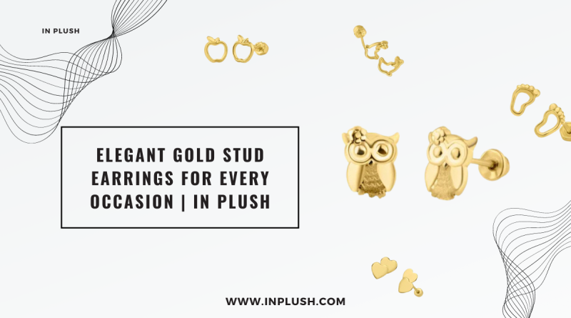 Gold Stud Earrings