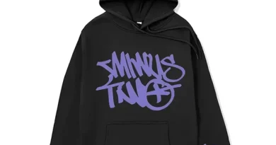 Hoodie Minus Two Hood Black Purple