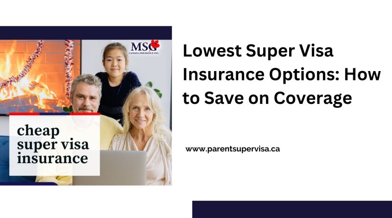 lowest super visa insurance