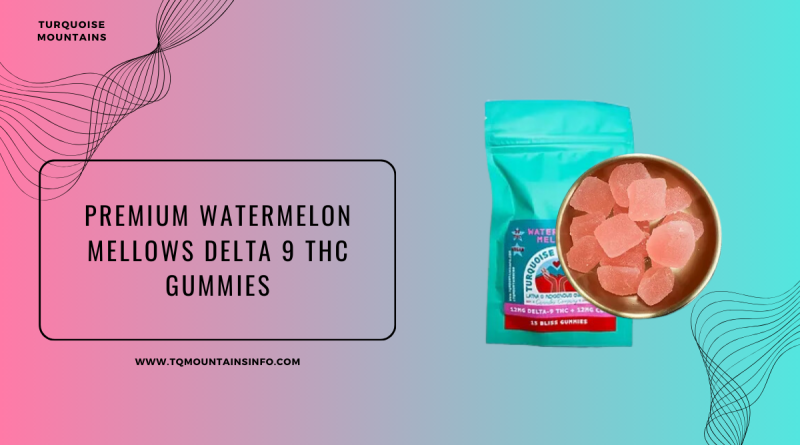 Watermelon Mellows Delta 9 THC Gummies