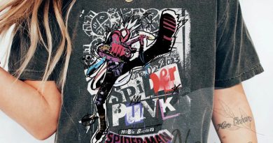 Retro Spider Punk Man Across The Spider Verse Vintage Shirt