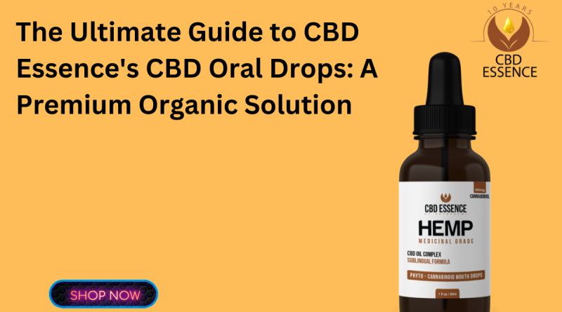 CBD Oral Drops