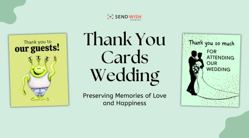 Thank you cards wedding