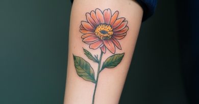 August Flower Tattoos