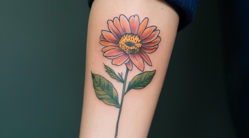 August Flower Tattoos