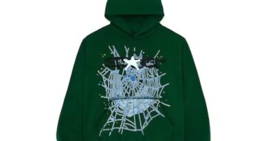 Hunter Green Sp5der Web Hoodie