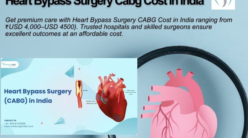 Heart Bypass Surgery Cabg Cost in India