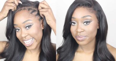 Lace front wig styles