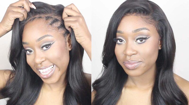 Lace front wig styles