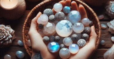 moonstone, crystal stone, gemstone